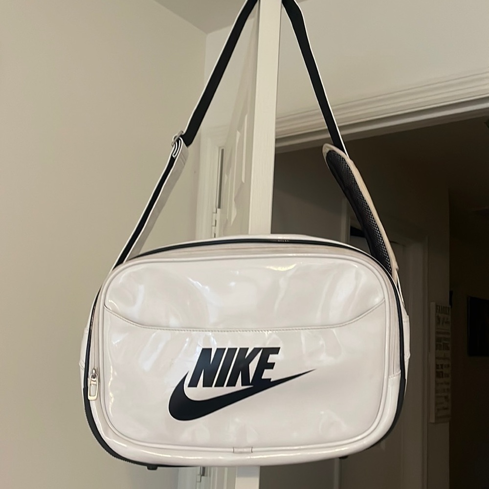Nike White Messenger Bag